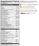 opticleanse ghi chai (xymogen) supplement facts