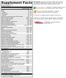 opticleanse ghi creamy chocolate sugar & stevia-free (xymogen) supplement facts