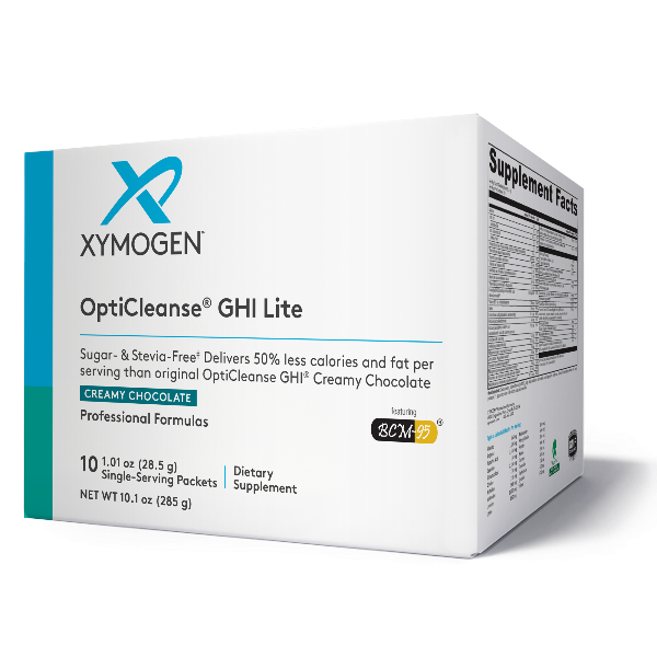 opticleanse ghi lite creamy chocolate sugar & stevia free (xymogen)