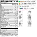 opticleanse plus vanilla delight (xymogen) supplement facts