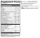 optimetabolix vanilla delight no added sugar, no stevia (xymogen) supplement facts