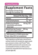 liposomal glutathione tropical seeking health supplement facts