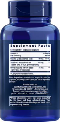 buy optimized broccoli with myrosinase (life extension)