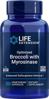 optimized broccoli with myrosinase (life extension)