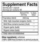 oregamax supplement facts