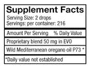oregawild (physician’s strength) supplement facts