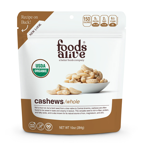 Organic Cashews Foods Alive