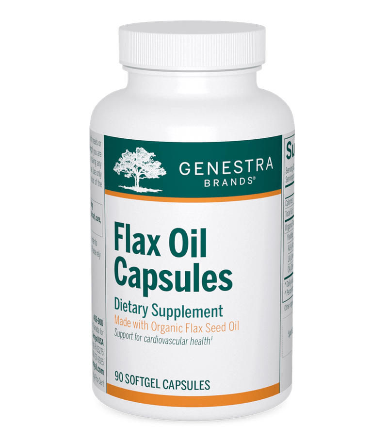 Organic Flax Oil Capsules Genestra