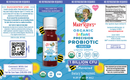 organic infant precision probiotic colic liquid drops maryruth's label