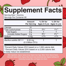 organic kids probiotic gummies supplement facts