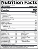 organic plant protein smooth vanilla garden of life nutrition facts