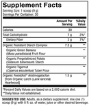 resistant starch complex dr. mercola supplement facts