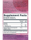 organic black seed oil heritage supplement facts
