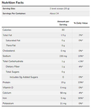organic pea protein (now sports) supplement facts