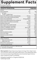 organics men's complete (smartypants vitamins) supplement facts