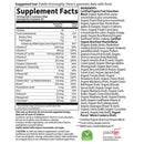 organics women's multi berry garden of life supplement facts