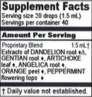 original bitters (herbalist alchemist) supplement facts