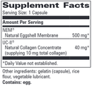 ortho-gesic (progressive labs) supplement facts
