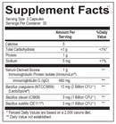 ortho spore ig ortho molecular supplement facts