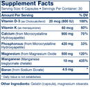 osteo-gest bio-nutritional formulas supplement facts