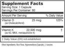 osteo-mk4 nbi supplement facts