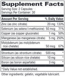 osteo-mins AM progressive labs supplement facts