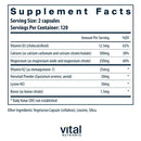 osteo-nutrients II with vitamin k2-7 vital nutrients supplement facts
