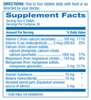 osteo-plex for women anabolic laboratories supplement facts