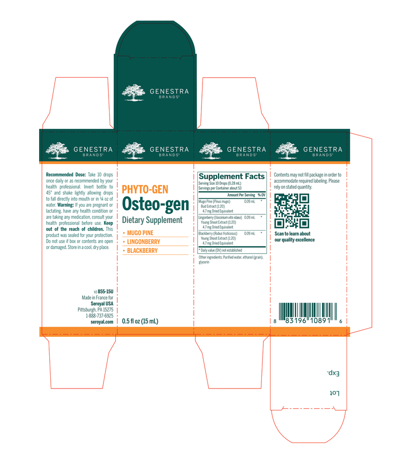 Osteo-gen | Osteogen label Genestra