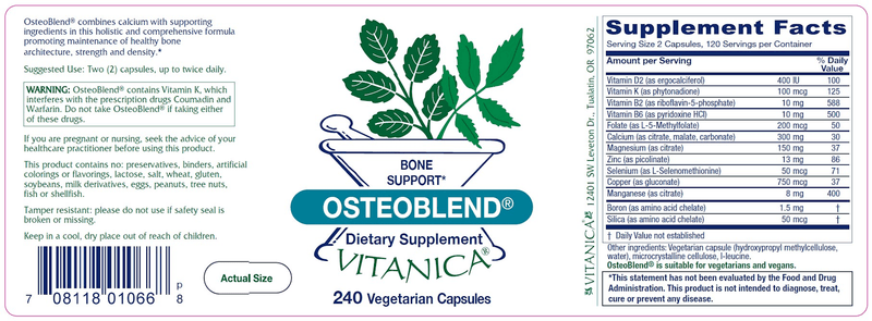 OsteoBlend 240ct Vitanica products