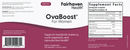 ovaboost for women (fairhaven health) label