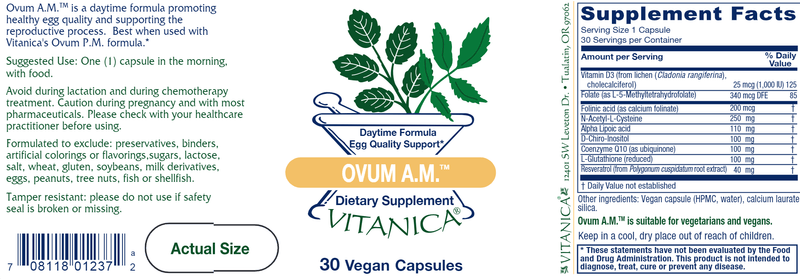 Ovum AM Vitanica products