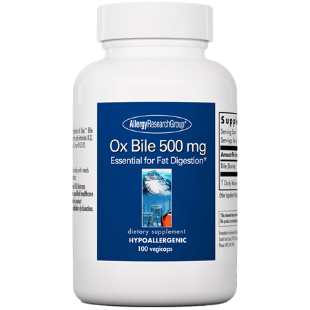Ox Bile 500 mg (Allergy Research Group)
