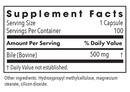 ox bile 500 mg allergy research group supplement facts
