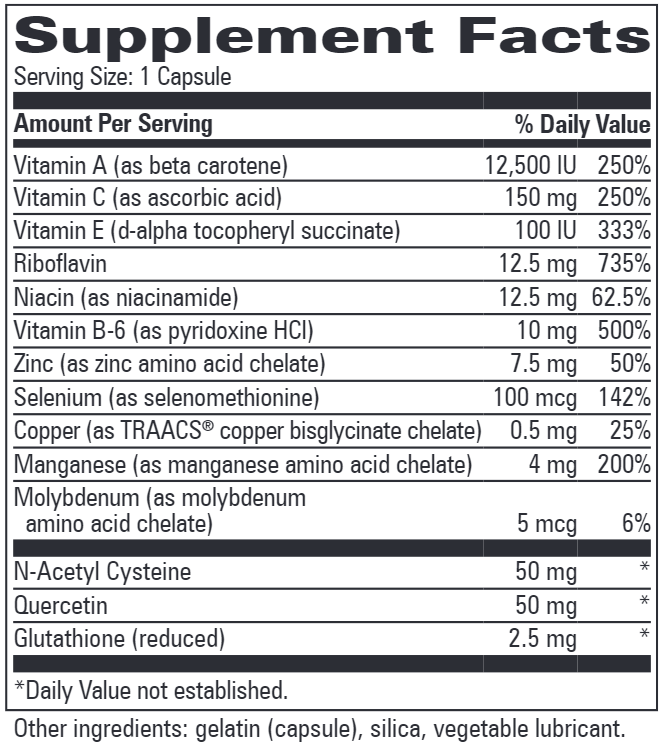 Oxy-Pro (Progressive Labs) Supplement Facts