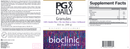 pgx daily granules bioclinic naturals label