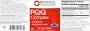 pqq complex (protocol for life balance) label