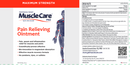 pain relieving ointment (musclecare) label