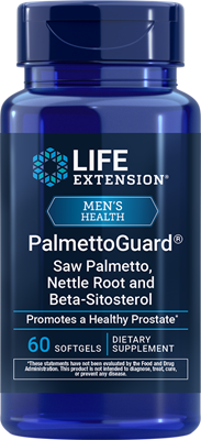 palmettoguard saw palmetto nettle root and beta-sitosterol (life extension)