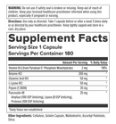 panzyme (nutra biogenesis) supplement facts