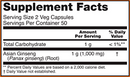 panax ginseng extract (now foods) supplement facts