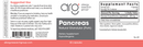 pancreas pork capsules allergy research group label