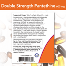 buy double strength pantethine 600 mg (now foods)