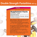 double strength pantethine 600 mg (now foods) supplement facts