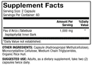 pau d'arco dr. mercola supplement facts
