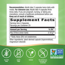 pau d'arco inner bark (nature's way) supplement facts