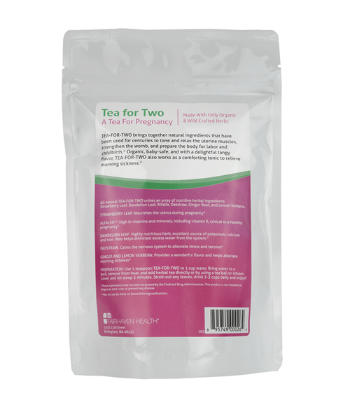 PeaPod Tea for Two Pregnancy Tea Fairhaven Health