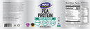pea protein unflavored (now sports) label