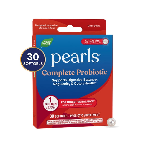 probiotic pearls complete 30 softgels nature's way
