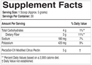 pectasol-c powder econugenics supplement facts